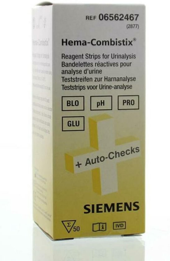 wijs piano Hamburger Siemens Medical Hema-Combistix Strips Urine | bol.com
