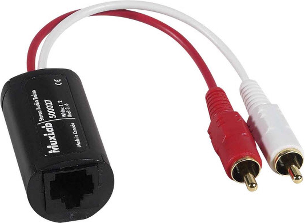 MuxLab 500027 audio/video extender Zwart