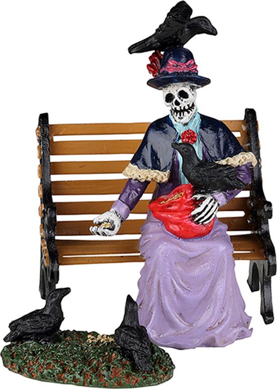 Lemax - Feeding The Birds, Set Of 2 - Kersthuisjes & Kerstdorpen