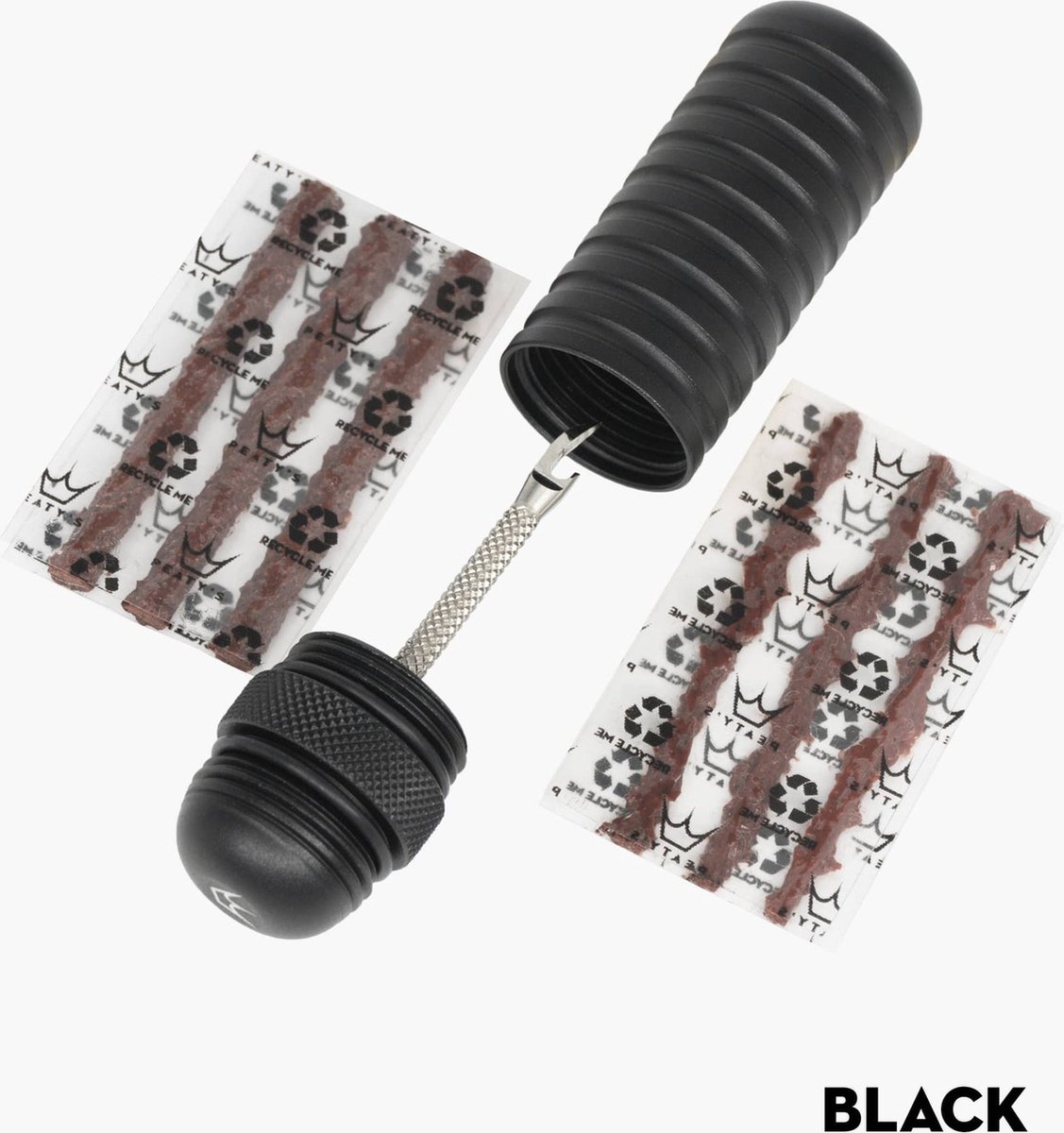Peaty's Holeshot Tubeless Puncture Plugger Kit Zwart