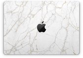 Macbook Pro 13’’ [2020 Met Apple M1 chip] Skin Marmer Wit - 3M Sticker