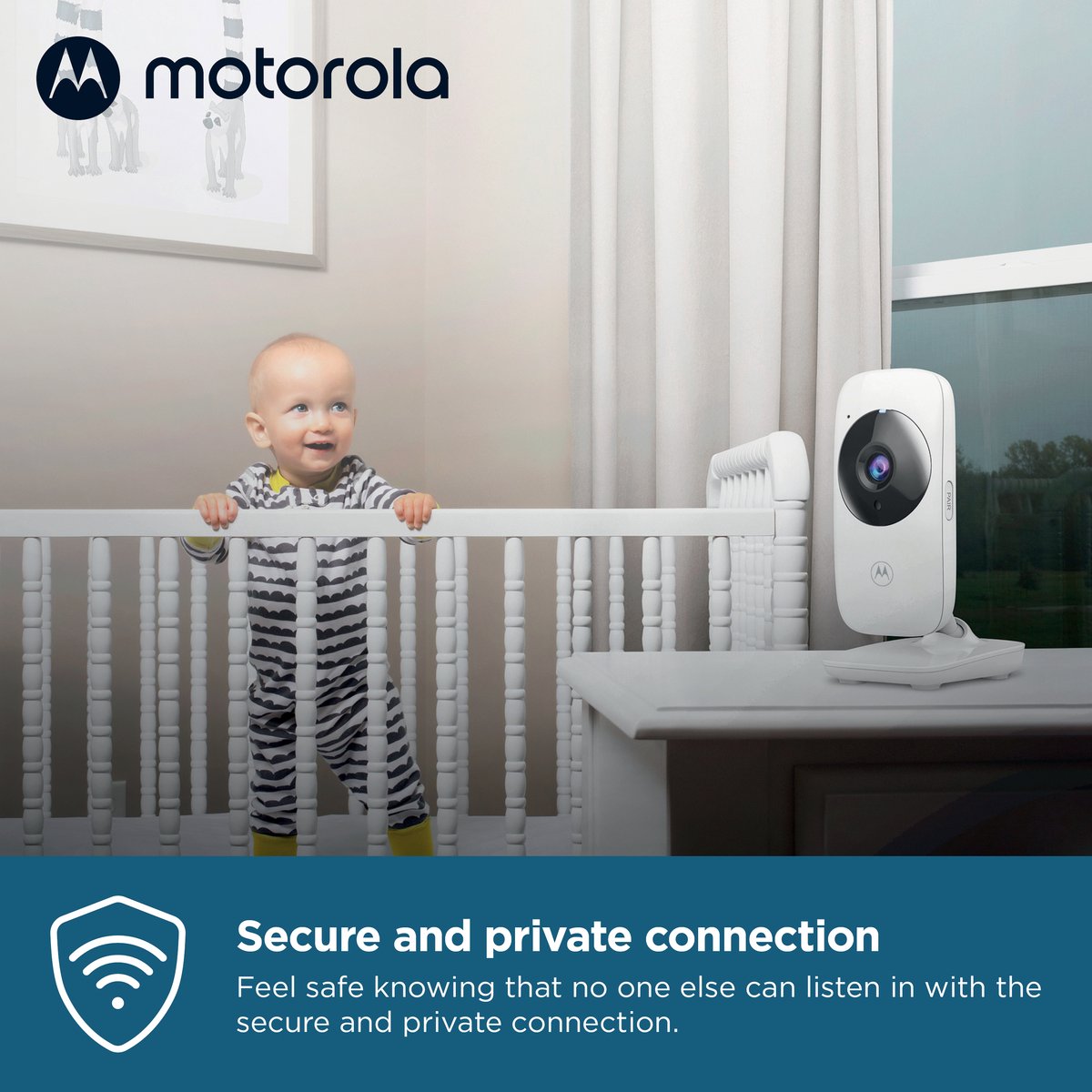 Motorola VM481 Babyfoon met Camera - 2,0-Inch Kleurenscherm - afbeelding 3