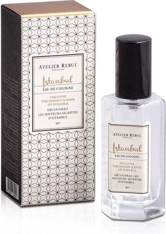 Atelier Rebul Istanbul - Eau de Cologne (25ml) - Houtige & Kruidige Geur - Unisex voor Man & Vrouw - Desinfecterend