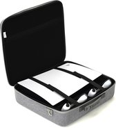 2BEFUN Luxe koffer geschikt voor PS5 - Accessoires - Playstation 5 case - Draagtas - Grijs - Cadeautjes - Kerstcadeau voor Mannen en Vrouwen - Sinterklaas voor grote kinderen - Cadeau voor man