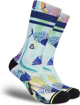 FLINCK Sportsokken - Piranha - Maat 39-41 - Unisex - Heren Sokken - Dames Sokken - Naadloze sokken - Crossfit Sokken - Hardloop Sokken - Fitness Sokken - Fietssokken