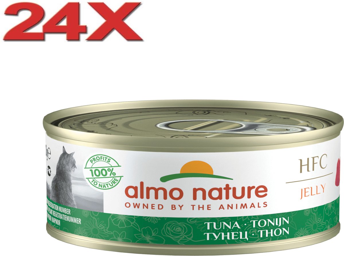 Almo Nature HFC - Kattenvoer - Jelly Tonijn - 24x150gr