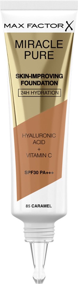 Max Factor Miracle Pure Skin Improving Foundation 085 Caramel