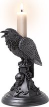 Alchemy Bougeoir Poe's Raven Zwart