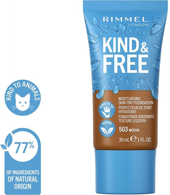Rimmel London KIND & FREE Vegan Foundation 503 Mocha