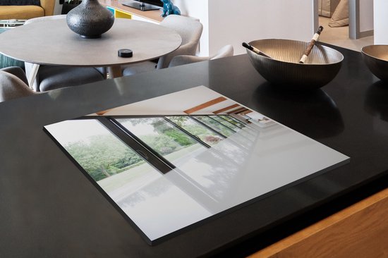 KitchenYeah® Inductie beschermer 59x52 cm - Moderne keuken en glazen ramen - Kookplaataccessoires - Afdekplaat voor kookplaat - Inductiebeschermer - Inductiemat - Inductieplaat mat