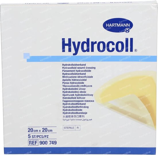 Medicazioni Idrocolloidi Sottili Hartmann Hydrocoll | 7,5x7,5 Cm Confezione Da 10 | Sterili E Protettive