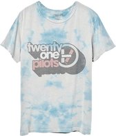 Twenty One Pilots - Vintage Block Holiday Heren T-shirt - 2XL - Wit/Blauw