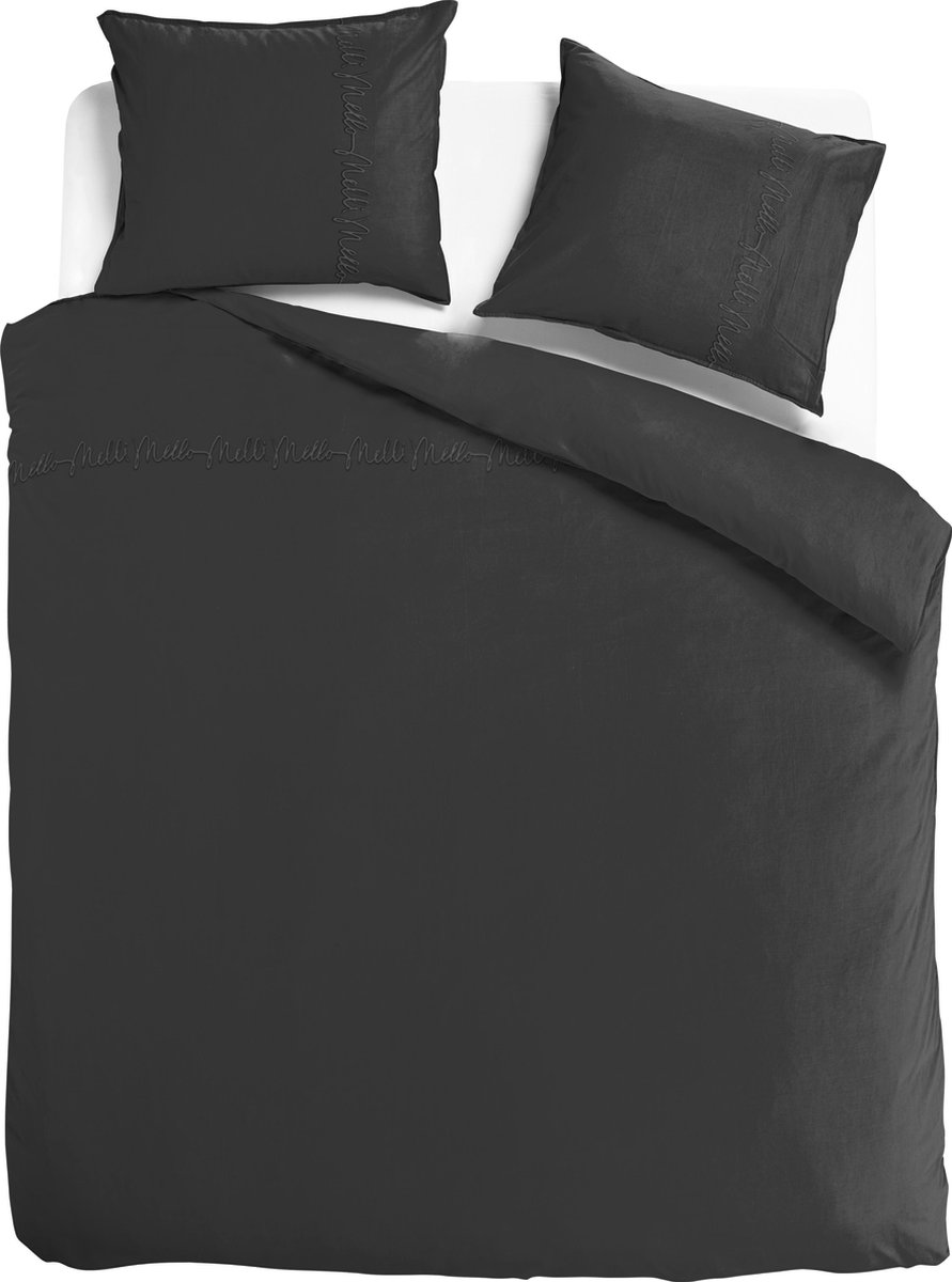 Melli Mello - Fifty Shades - Dekbedovertrek - 240x200/220 cm - Egyptisch Percal - Grijs