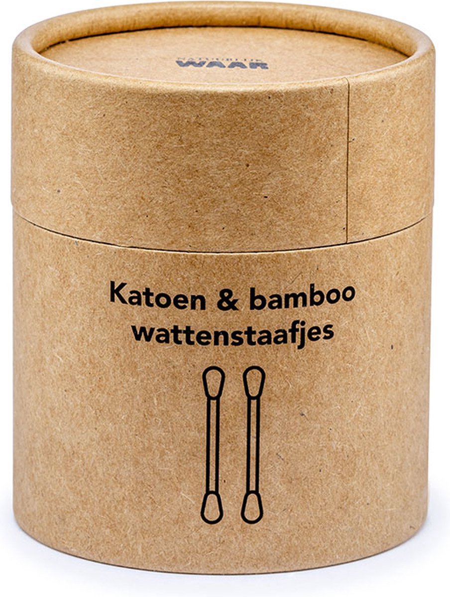 Goedkoopste NatuurlijkWAAR - Bamboo wattenstaafjes - 200 stuks