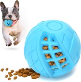 Honden Speelgoed - Hondenspeeltjes - Hondenbal - Hondenspeelgoed - Honden Bal - Snackbal Hond - Kauwspeelgoed - Blauw - 8 cm