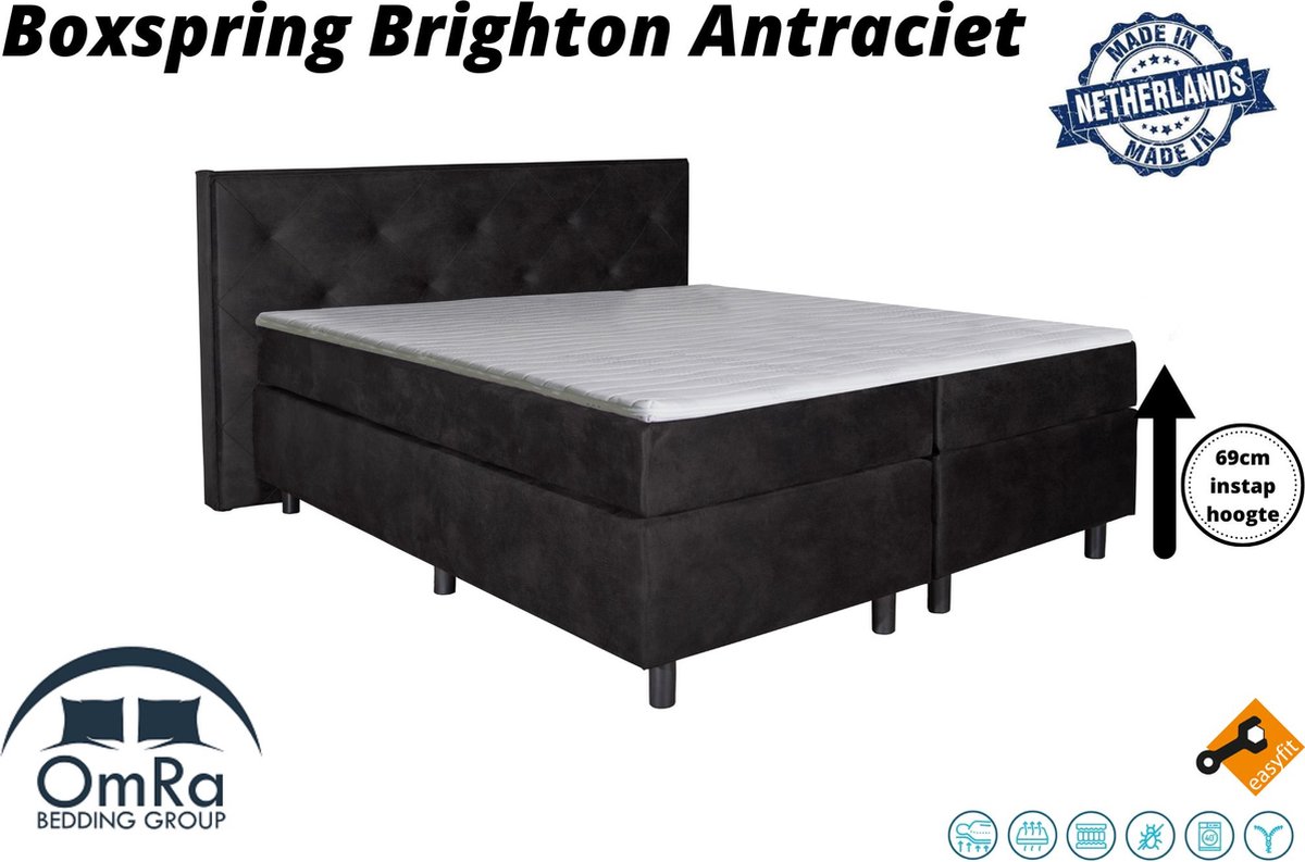Omra bedding Omra Brighton Boxspring Compleet - afbeelding 4