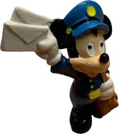 Mickey Mouse als postbode - taartdecoratie - 7 cm