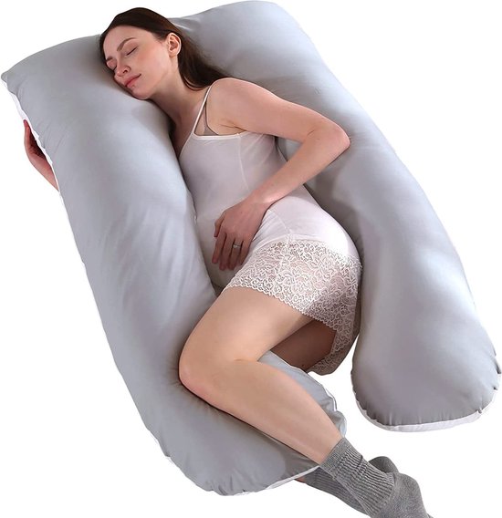 Ergonomisch Voedingskussen Avalo Zwangerschapskussen XXL 280 Cm - U-vorm Kussen Voor Zijslapers Grote Kussens