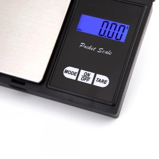 Nauwkeurige Keuken Weegschaal 0,01 tot 500 Gram - Precisie Digitale Mini Pocket Keukenweegschaal - LOUZIR