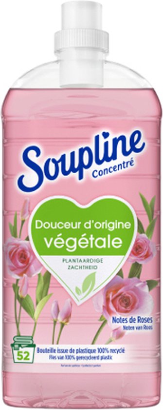 Soupline Douceur Végétale Notes De Rose 52wasb./1, 3L | bol