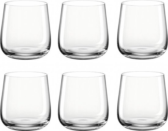 Leonardo Brunelli glas 400ml - set van 6 glazen | bol.com