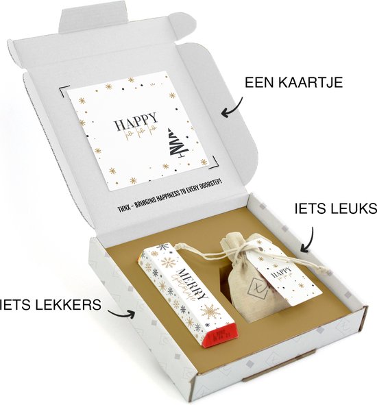 lawaai opgroeien microscopisch THNX 3-in-1 combinatie cadeau THNX - Kerstpakket - Chocoladereep & zakje...  | bol.com