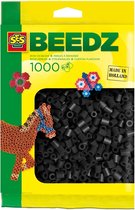 SES Beedz - Strijkkralen - Zwart - 1000 stuks - PVC vrij