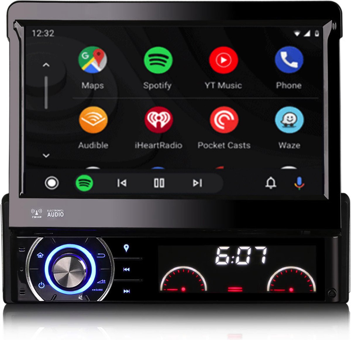 Paravent autoradio 1 din, CarPlay et Android Auto