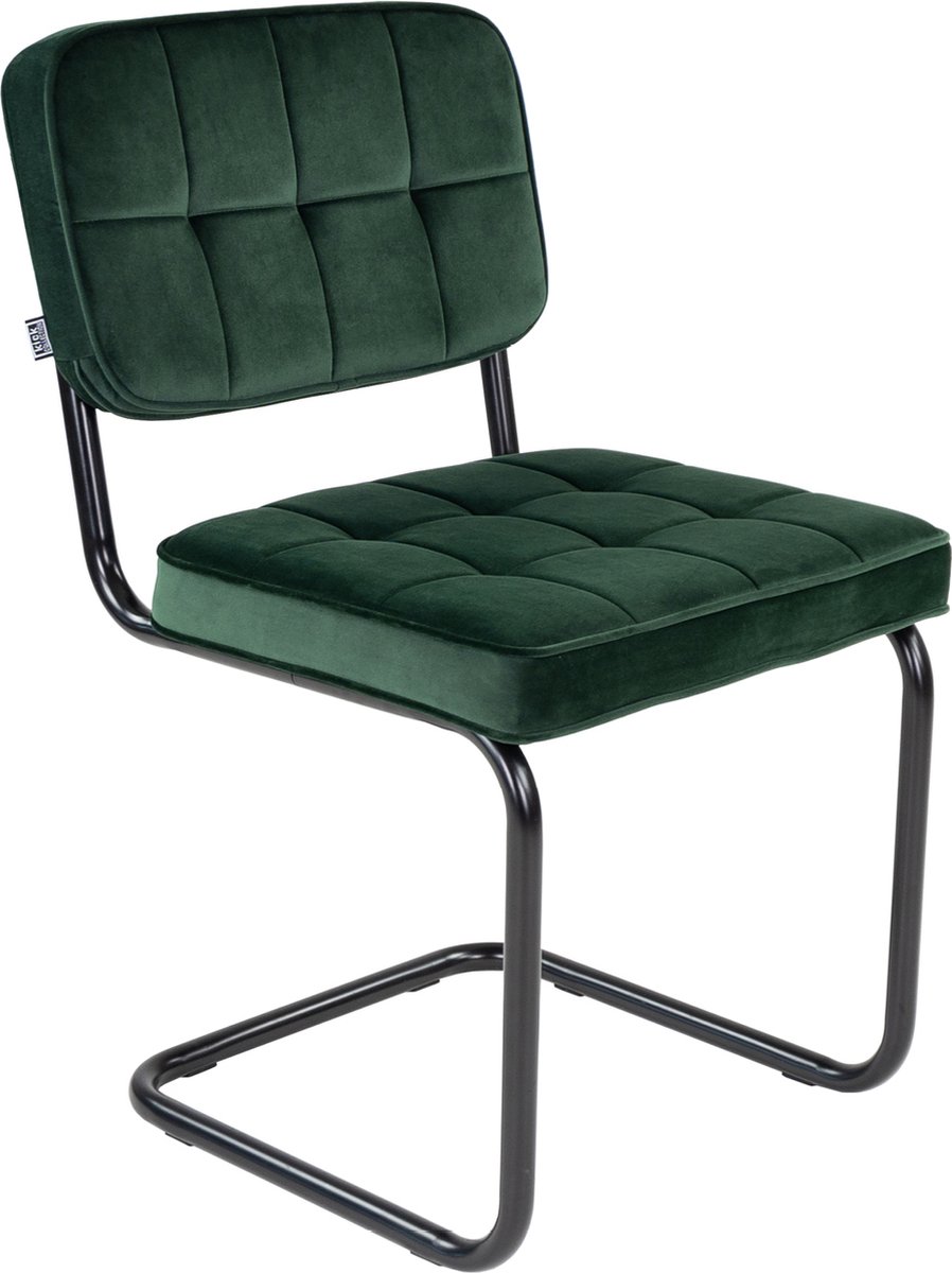 Kick buisframe stoel Ivy - Donker Groen - Kick Collection