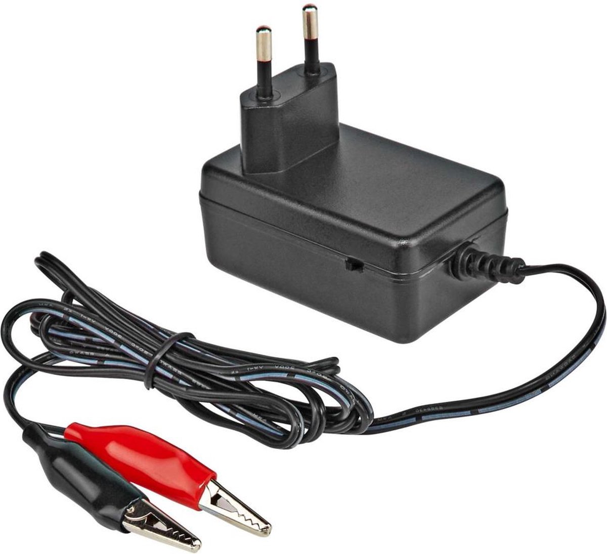 Acculader - 12 Volt - 600mA - Zwart - Allteq