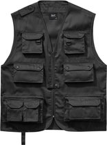 Urban Classics Gilet de chasse -7XL- Poches multiples Zwart