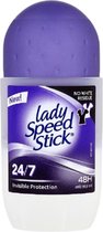 Lady Speed Stick Invisible Dry Roller - 50ml Shower Fresh - 6 stuks