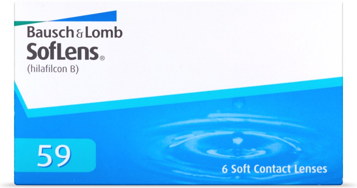 +1.50 - SofLens® 59 - 6 pack - Maandlenzen - BC 8.60 - Contactlenzen