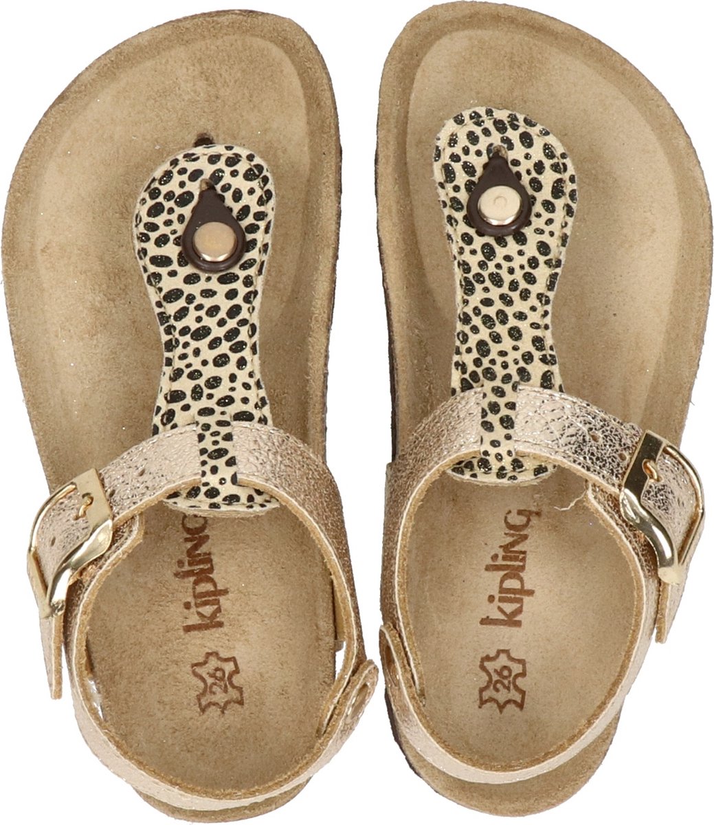Kipling Rikulu 4 meisjes sandaal - Goud - Maat 39
