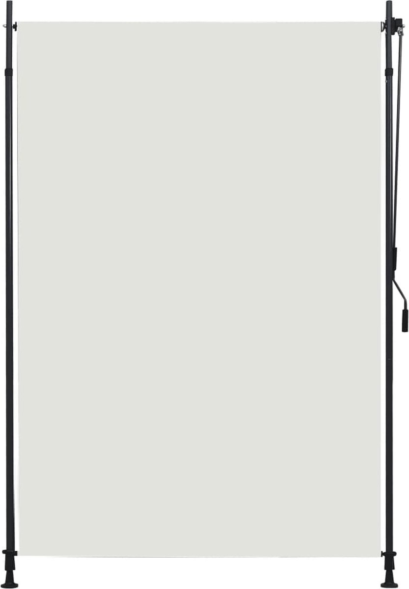 VidaLife Rolgordijn voor buiten 150x270 cm crème