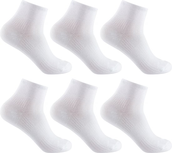 Sportsokken - Wit - 6 paar - Vitility High Comfort - sokken - wandelsokken