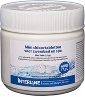 Interline Mini Quick Chloortabletten 180 stuks - Chloor tabletten 180 stuks - 2,7 gram tabletten