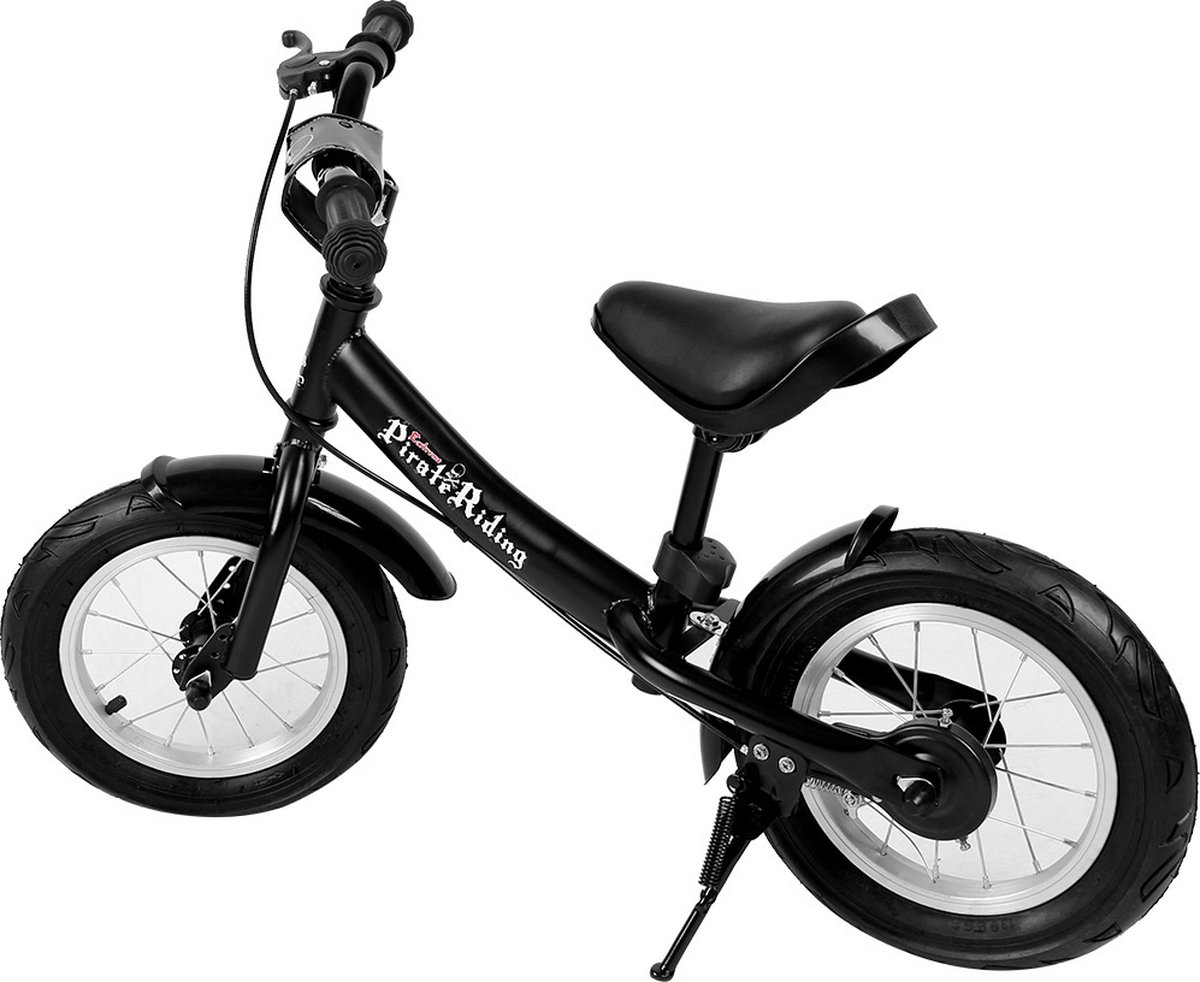 Spielwerk Loopfiets Piraat zwart