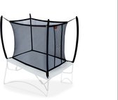 Avyna trampoline veiligheidsnet 275 x 190 cm (213) - Royal Class - Gebogen palen - Zwart