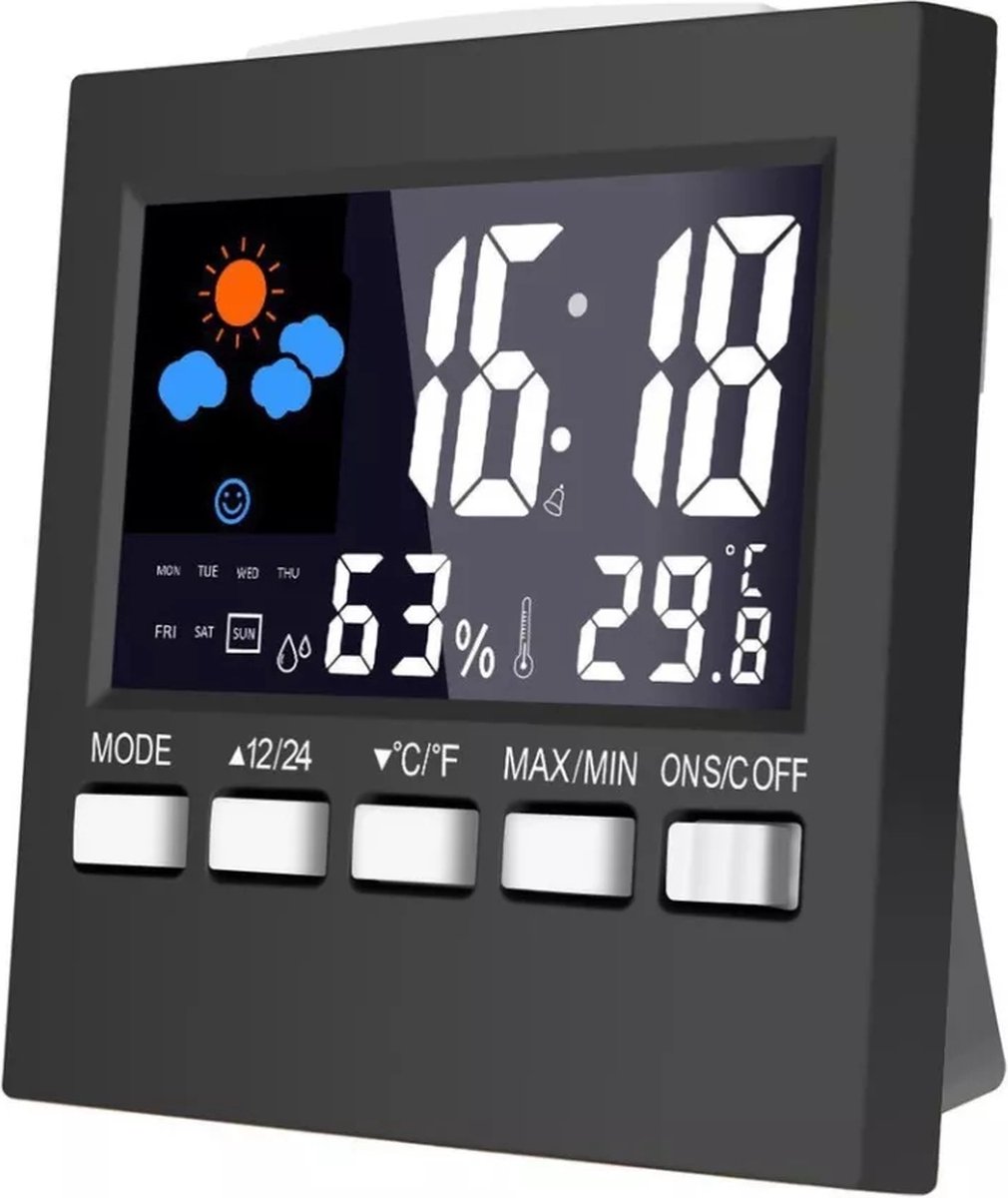 Luchtvochtigheidsmeter - Hygrometer - Binnen Thermometer