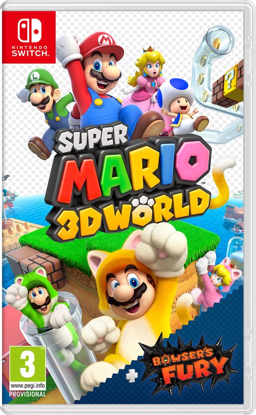 Cover van de game Super Mario 3D World + Bowser’s Fury - Nintendo Switch