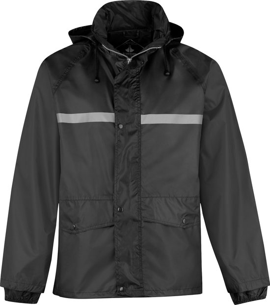 BJØRNSON Dusch Rainsuit Femme & Homme - Imperméable - Taille 2XL - Zwart