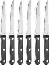 12x pièces BBQ couteaux à steak / couteaux à découper couverts 23 cm - Ustensiles de table - Couper la viande - Couverts - Couteaux tranchants