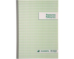 Exacompta factuurboek, ft 29,7x21 cm, tweetalig, dupli (50 x 2 vel)