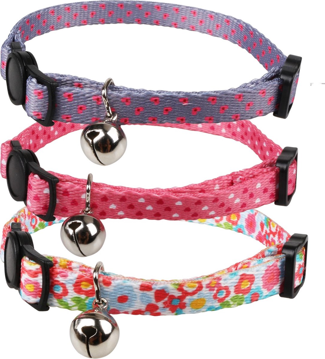 Katten Halsband – Polka Dot Rood – – Katten Sieraden, Accessoires en Kado Winkel
