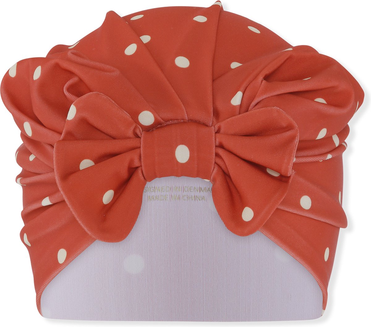 Konges Sløjd - Kelly Red Dot - Zwem Turban - UV hoed - Zonnehoed - Voor In Het Water - UV Werend UPF 50+