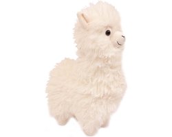 PIA Soft Toys - Pluche knuffeldier - Alpaca wit 33 cm