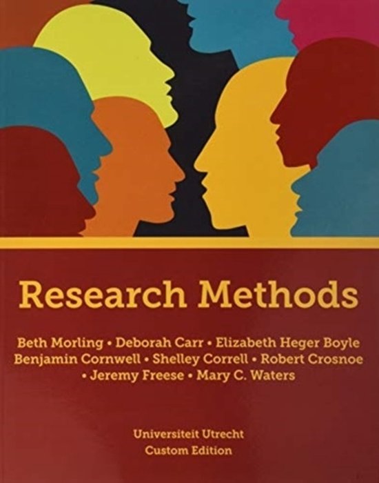 Summary Research Methods in Psychology — Evaluating a World of Information, ISBN: 9780393445213 Introduction to Research Methods and Statistics (201800022)