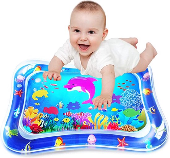Igoods Baby Waterspeelmat – Opblaasbaar - Watermat – Speelmat - Waterspeelgoed - Babyshower Cadeau – Kraamcadeau – Speelgoed – Speelkleed Baby