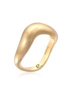 Elli PREMIUM Ring Elli PREMIUM Ring Dames Golven Trend Organiek in 925 sterling zilver
